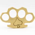 Spades 100% Pure Brass Knuckles Belt Buckle Paper Weight