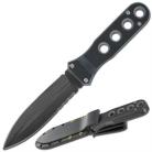 Special Agent Stealth Stinger Double Bladed Knife Black