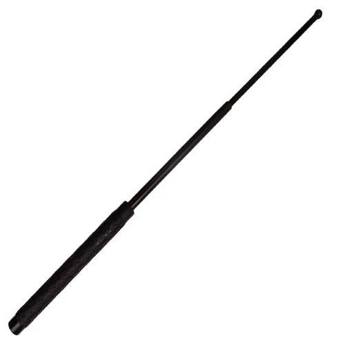 Stainless Steel Black Rubber Grip 26" Expandable Baton
