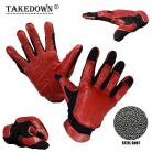 Takedown Red Black Leather Sap Gloves Size XXL