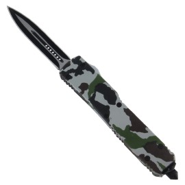 Tarantula Camo D/A OTF Automatic Knife Black Dagger