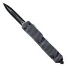 Tarantula Carbon Fiber D/A OTF Automatic Knife Black Dagger