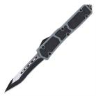 Titan 2 Gun Metal Grey D/A OTF Automatic Knife Black Tanto