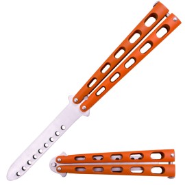 Tiger USA Butterfly Knife Trainer Orange Satin