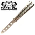 Tiger USA Butterfly Knife Trainer Silver