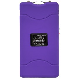 Tiger USA Extreme Purple Rechargeable Stun Gun Flash Light 96 Million Volts