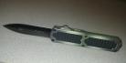 Titan Camo Carbon Fiber D/A OTF Automatic Knife Black Dagger
