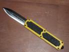 Titan D/A Out The Front OTF Automatic Knife Yellow