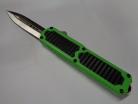 Titan Green Carbon D/A OTF Automatic Knife Satin Dagger