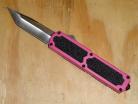 Titan Pink D/A OTF Automatic Knife Satin Tanto