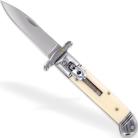 Touch of Destiny Swinguard Automatic Lever Lock Stiletto 2485 Cream White