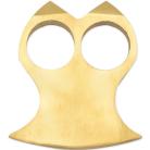 Two Finger Real Brass Knuckles Paperweight