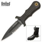 United Cutlery Sub Commander Black Mini Boot Knife