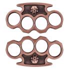 Vampire Skull Brass Knuckles Paperweight Copper