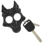 Werewolf Self Defense Knuckle Keychain Black