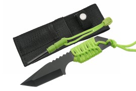 Zombie Corded Fire Starter Tanto Survivor Knife