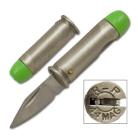 Zombie Green Bullet Knife 44 Mag