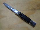 AKC 8" Concord Black/Silver D/A OTF Automatic Knife Satin Dagger