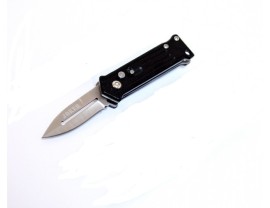 4.5" Black Mini Joker With Safety Automatic knife