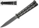 Chaos Black Flick Butterfly Knife