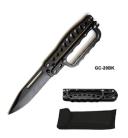 black tactics serrated butterfly knuckle knife gc29bks