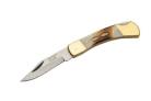bone handle hunter linerlock knife RE5001