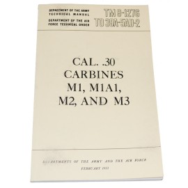 cal 30 carbines maintenence book bk095