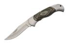 classic black wood linerlock knife 210741