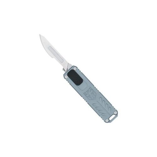 CobraTec Gray Scalpel Auto, 5" Overall, Aluminum Handle