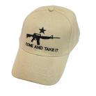come and take it baseball cap hat 7126