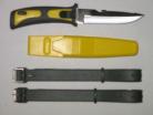 divers knife yellow yk407y