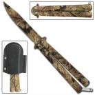 Forrest Camouflage Hunting Butterfly Knife