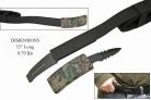 hidden belt buckle knife green camo hg01m