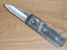 mini grey wood automatic knife sp353gy