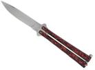 red diamond handle butterfly knife p39rd