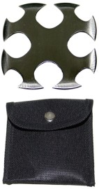 single ninja throwing star silver tk3s