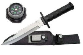 Preppers Survival Knife Black