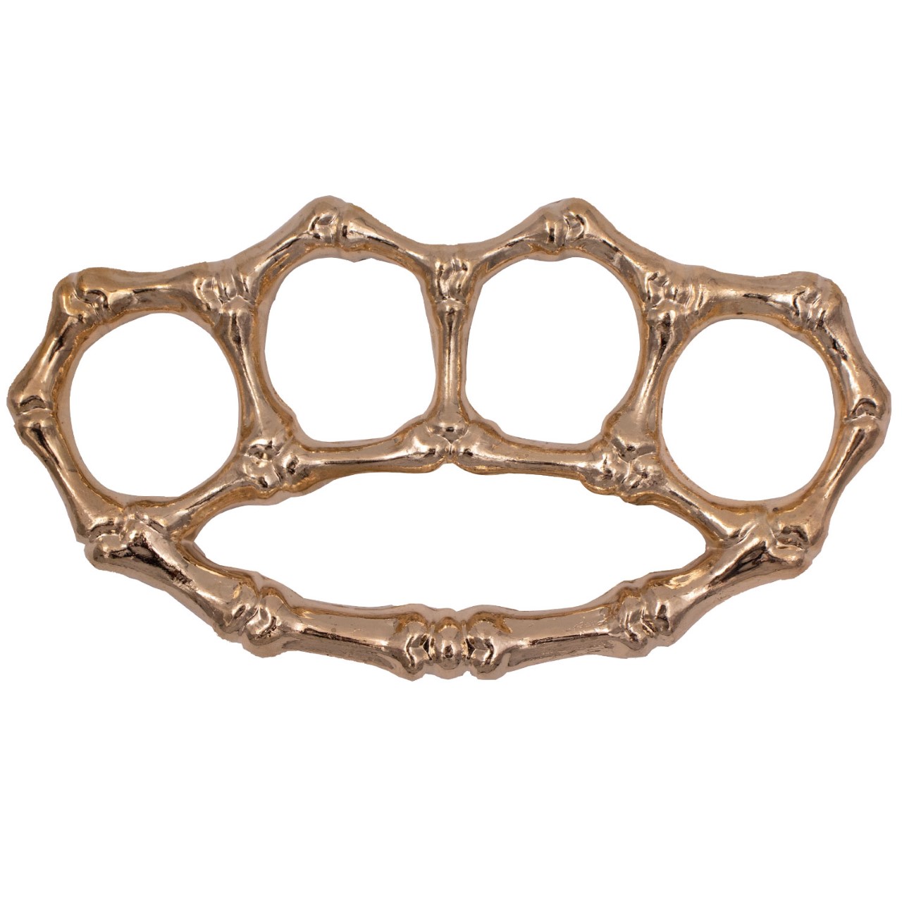 Two Finger Double Knuckle Pure Brass Paper Weight Knuckleduster